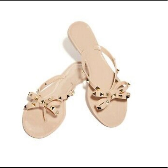 Nude Studded sandal - Picture 3 of 3